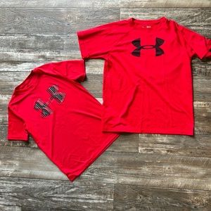 Bundle of 2 Boys Under Armor shirts- please read description carefully